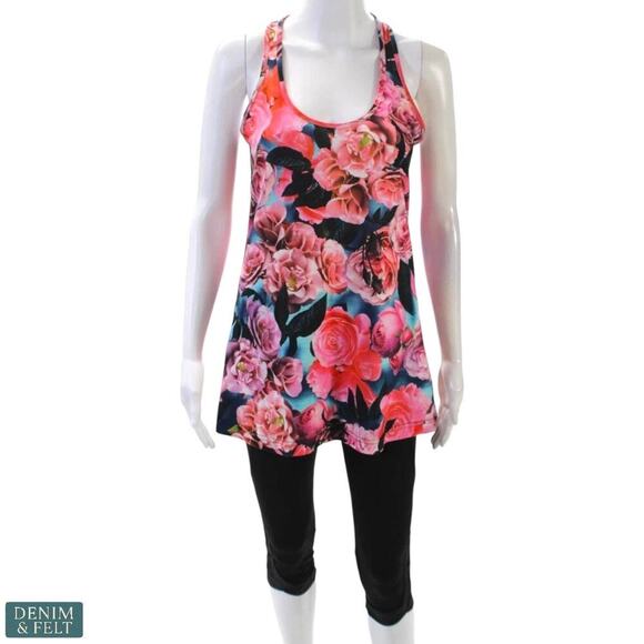 Lululemon Secret Garden Set – Cool Racerback, Nice Asana Jacket & Crops Sz 8 🌸 - Picture 2 of 16
